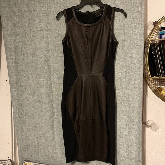 Trouve 100% Leather Dress - Picture 2 of 3